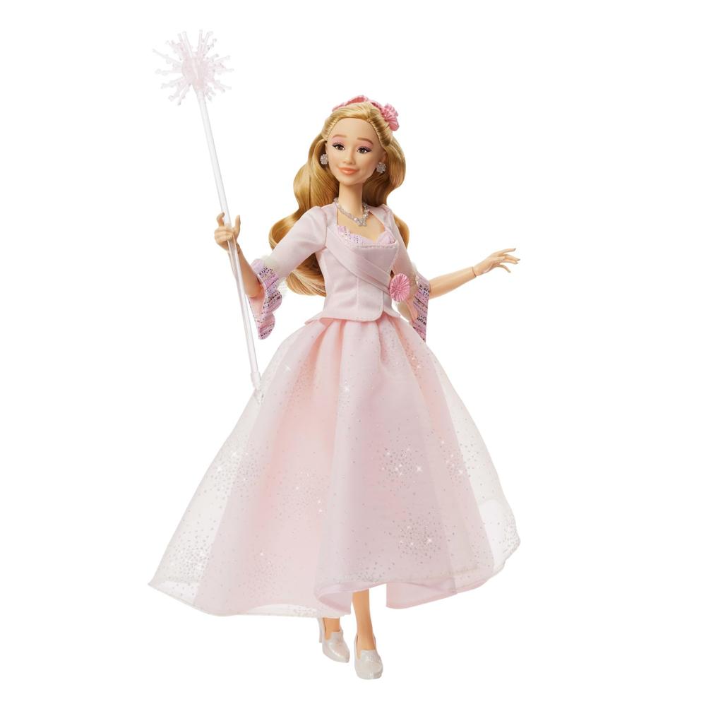 Mattel Universal Glinda fashion doll with removable outfit inspired by the Amazon Pictures' Wicked movie. exclusive.