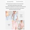 Qianbainian Women's Elegant Loose Fit Puff-Sleeve T-Shirt