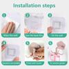 Storage Hook Punch-free 360 Degree Rotation 5 Hooks Wall Hanging Hook Towel Rack Kitchen Organizer for Bathroom