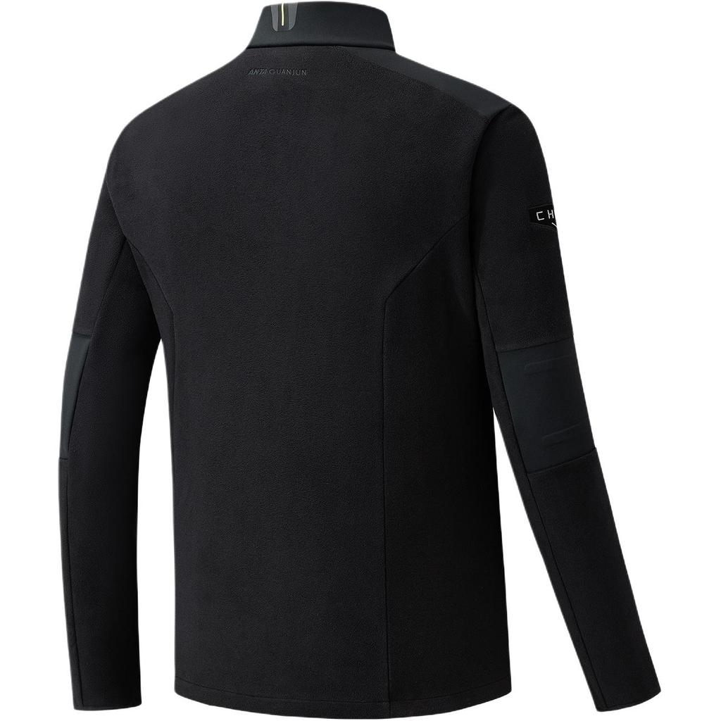 Anta Champion Outdoor Ski Series Simple Comfortable Casual Stand Collar Sports Knit Sweater Men Tops 152540705-3