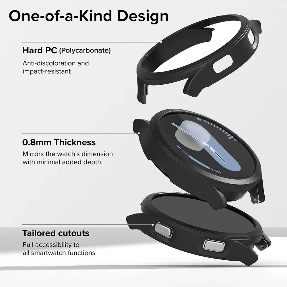 Cover for Samsung Galaxy Watch 7 Case 40mm 44mm FE Accessories PC Frame Protective Hard Bumper Shell Galaxy Watch 7 Smart Watch