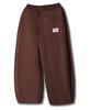Yosemiti Curved Pintuck Balloon Sweatpants Brown Ylp-602