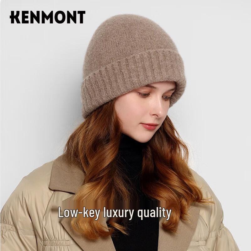 Kenmont Women s Wool Knit Beanie with Ear Protection 58cm