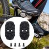 2x Shoes Cleat Pedal Adapter Set Cycling Shoe Conversion Kit Parts Cleats for
