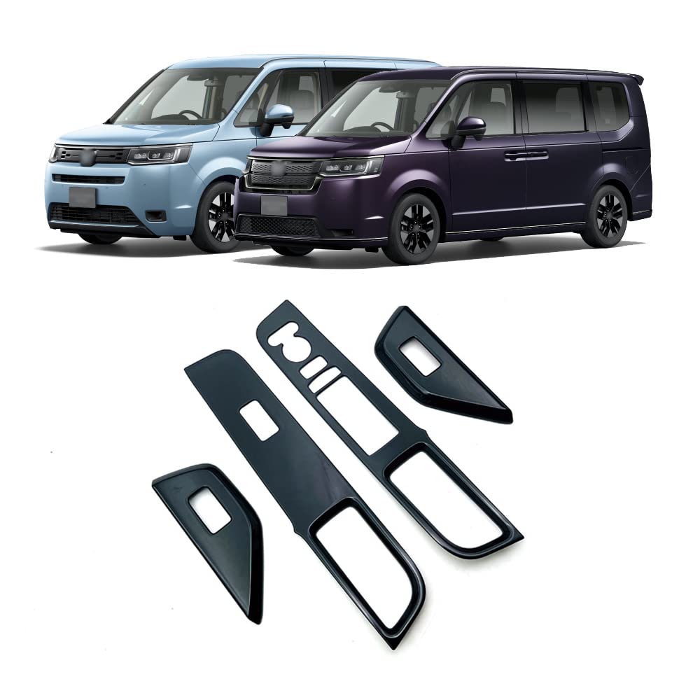 

YOFAMO with the new Honda Stepwgn Spada Door Switch Panel Cover Window Switch Panel Garnish Carbon Fiber Look Interior Parts Custom Accessory