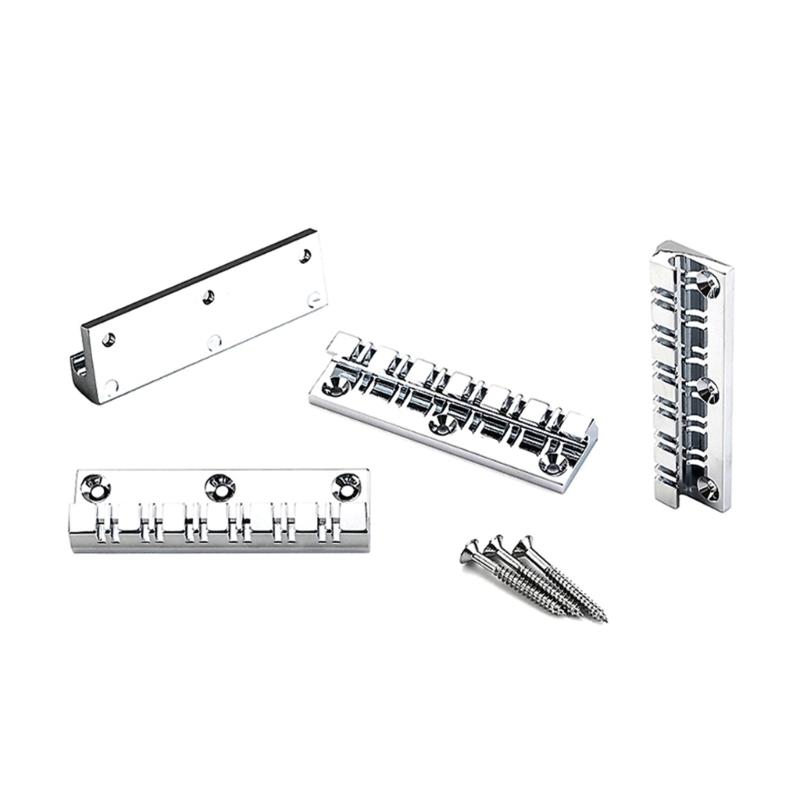 12 Strings Metal Guitar Bridge Replacement Fixed Harp Bridge Electric Guitar Accessories Durable and Practical