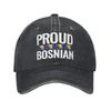 Bosnia and Herzegovina Flag Accessories Baseball Caps Unisex Women Casual  Hats Cap Adjustable Sun Cap