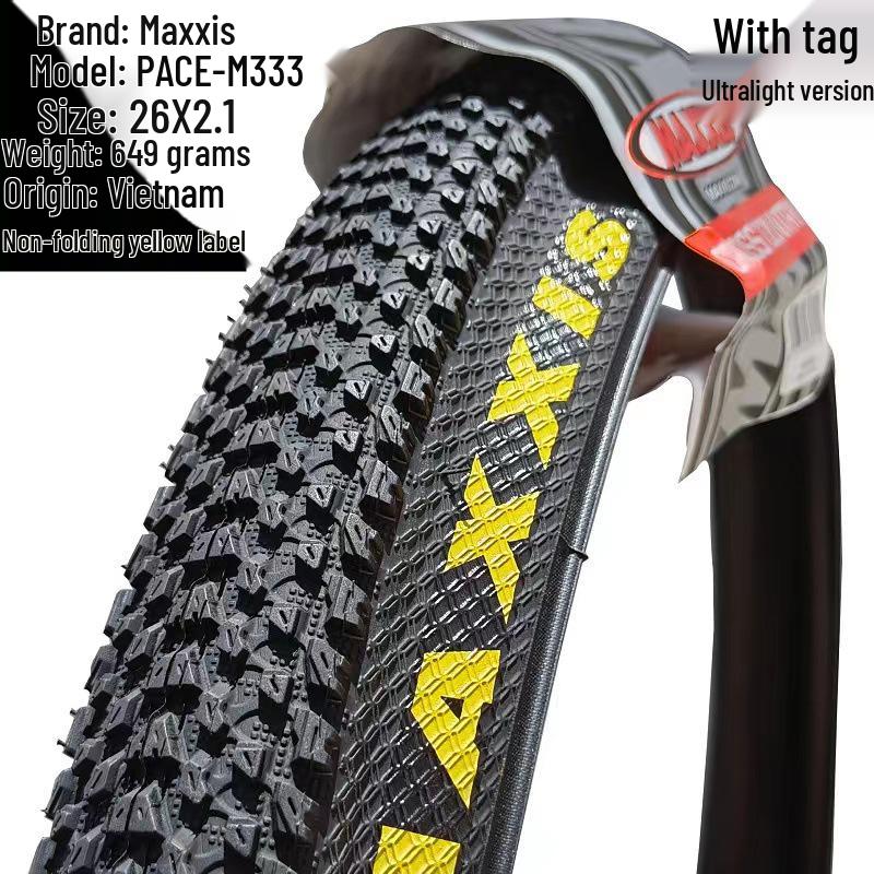 Maxxis M333 Mountain Bike Folding Puncture-Proof Tire 26x1.95/27.5x1.95