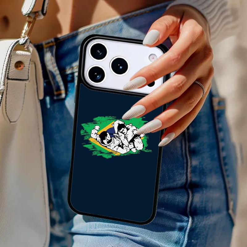 

BJJ Brazilian Jiu Jitsu Phone Case For iPhone 17 Air 14 15 13 12 Max Cover For Apple 14 15 16 16e 11 Pro Max Plus Coque iPhone 14pro max