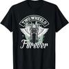Camiseta de Motocicleta Two Wheels Forever, 100% algodão