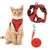 Escape Proof Cat Harness and Leash Soft Cat Harness Vest Pet Accessories Mesh Dog Harness  Walking
