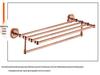 Wall-Mounted Brass Bathroom Towel Rack Set & Accessories