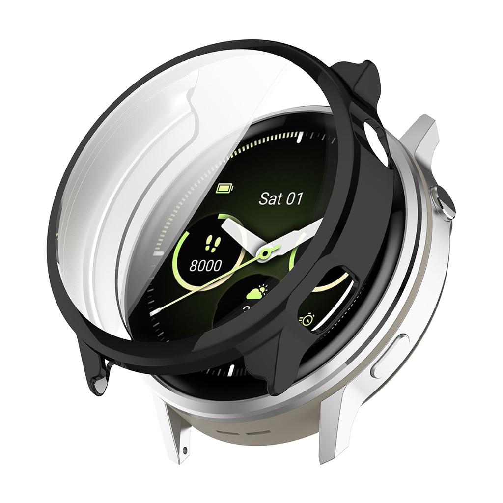 For Garmin Venu 4 41mm TPU Watch Case ENKAY HAT PRINCE Electroplating Watch Cover with Screen Protector