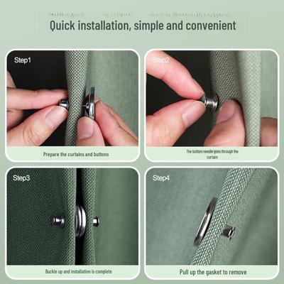 Magnetic Curtain Light-Blocking Buckle Accessory Set