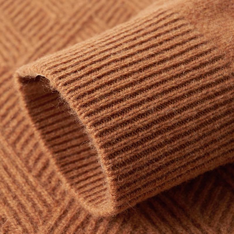100% Woolen Sweater Keep Warm Men Winter Pullovers Long Sleeve Sweaters