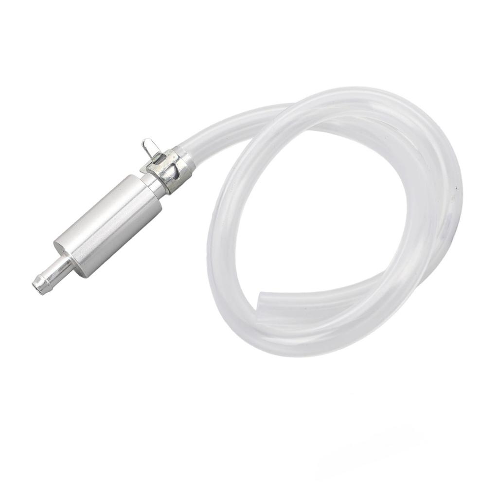 Bremsflüssigkeitsentlüftungsschlauchleitung Aluminium Klar Einweg-Rückschlagventil Schlauch Entlüftungswerkzeugsatz für