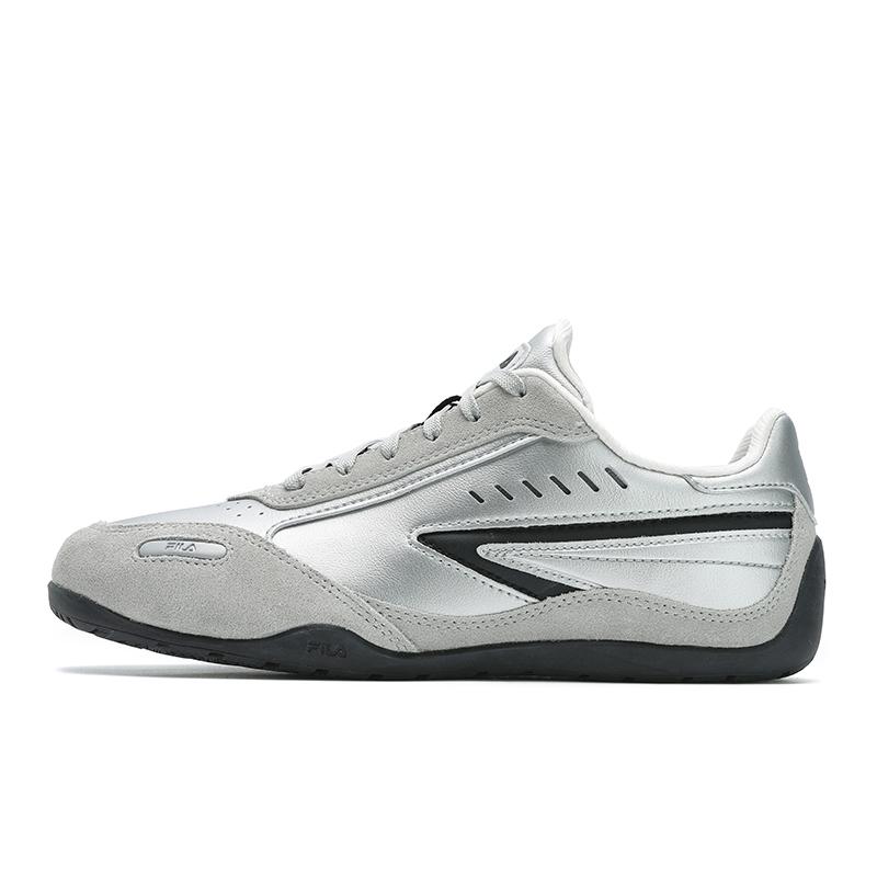 

Fila Кроссовки Turbo Удобные Модные Универсальные Тонкая подошва Прочные Легкие Низкие кеды для скейтбординга Женские кроссовки Серый Черный Серебристый F12W511210FSB 38.5