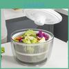 Multi Function Salad Spinner Basket With Manual Rotation For Fresh Fruit And Vegetable Washing
