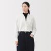 MUJI Women's Washed Cotton Oxford Button-Down Shirt