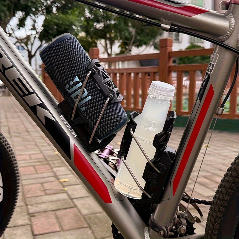 Self Adjusting Cup Holder for Motorcycle Bike Universal Rotatable No-Drilling Cycling Bottle Drink Mount Holder