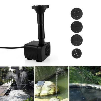 Mini Solar Panel Water Pump 4 Nozzles DC Brushless Solar Fountain Pump DIY 200L/H Solar Water Fountain Garden