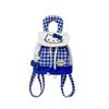 Pattern Checkered Drawstring Handheld Flip Cover Children Backpack