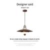 New Chinese Style Minimalist Wood Grain Chandelier for Dining, Bedside, or Bar