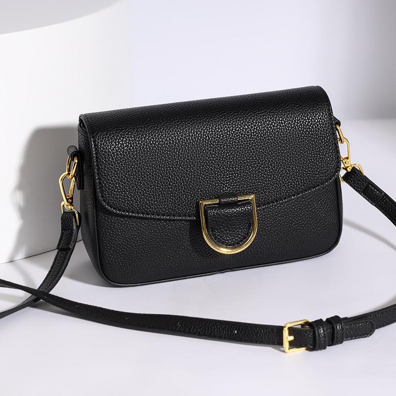 100% cowhide Ladies' High-end and Exquisite Summer New Women's Messenger Bags Versatile Foreign Trade Crossbody Small Square Bag