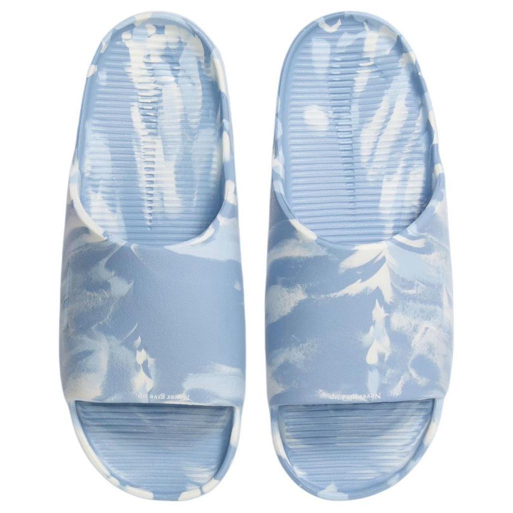 Nike Calm Slide Never Give Up Soft Comfortable Casual Slide Unisex Footwear Blue HQ4917-441
