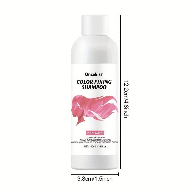 100 ml Farbfixierendes Lila Shampoo Farbe fixieren Grauhaarabdeckung Gelbstich nach dem Bleichen Haarfärbemittel Langanhaltend Nicht reizend Pflege