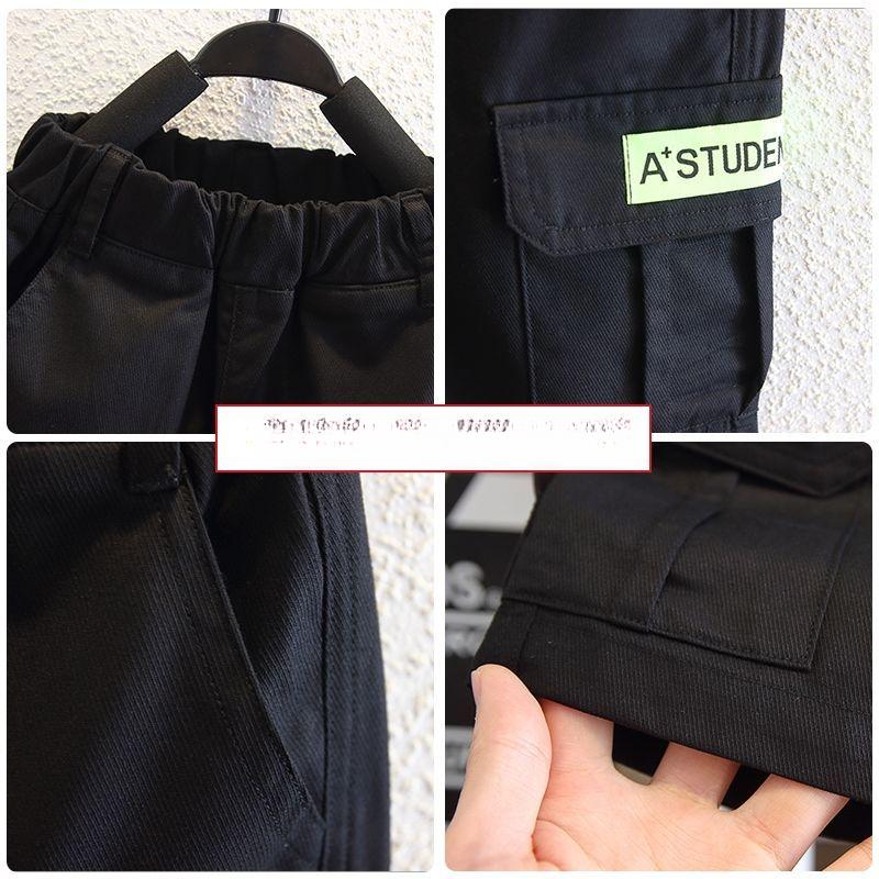 Jungen Sommer-Workwear-Shorts, dünne, verkürzte Shorts, Sommer-Casual-Shorts