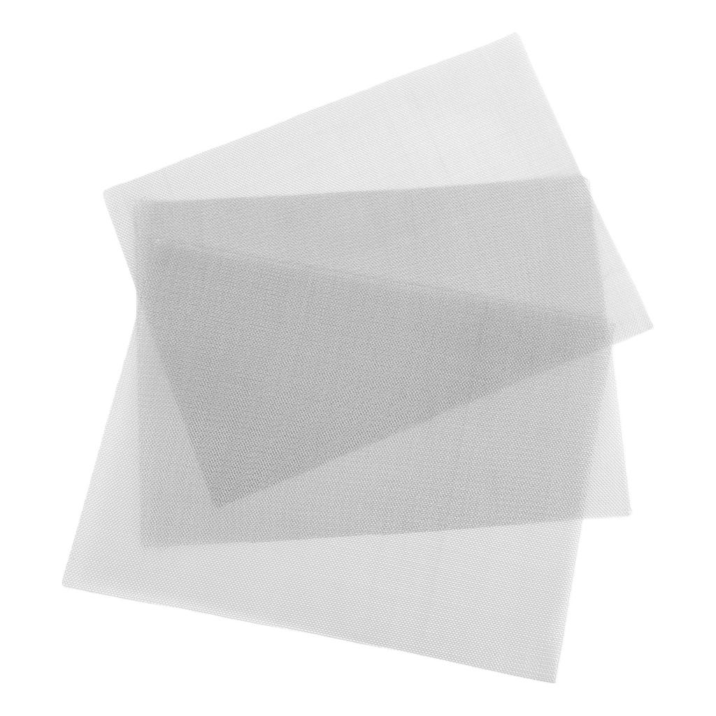 3pcs Welding Mesh 5.91x7.87in Cuttable Plastic Reinforcing Stainless Steel Wire Mesh Screen for Car Bumper Kayak Repair