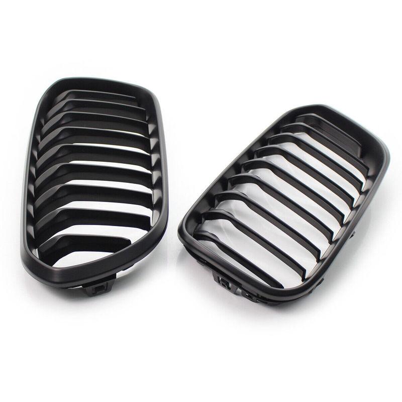 For BMW 1 Series F20 F21 2015- Facelift Front Hood Kidney Bumper Racing Grille Mesh Grill Car Replacement Accessories