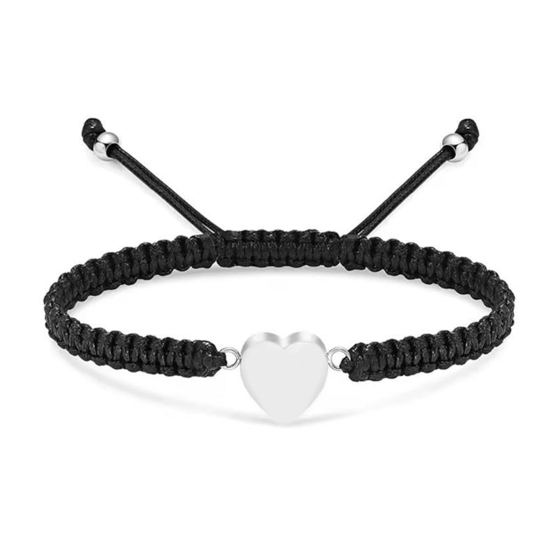 

Memorial Bracelet Ashes Container Wristband Cremation Bangle Jewelry for Ashes/Hair Elegant Wristband for Women Men серебряный