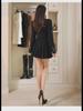2023 Autumn Korean Style Women's Fashion: Double-Breasted Jacket and Pleated Skirt Two-Piece Suit