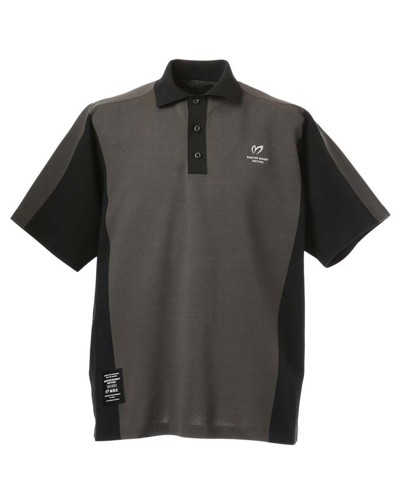 Master Bunny Short Sleeve Polo Shirt Golf x Charcoal Size 4 Men's (Wholegarment) / / 758-5160203 010_Black [M]