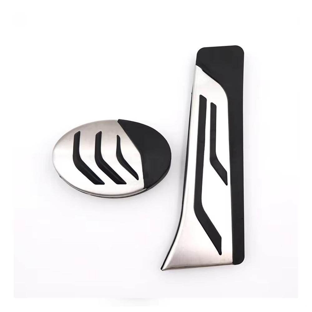 Für BMW 2er G42 220i 2024~2024 Auto Fußpedale Zubehör Rutschfest Kein Bohren Legierungsabdeckungen Teile Gaspedal Kraftstoff Bremspedal