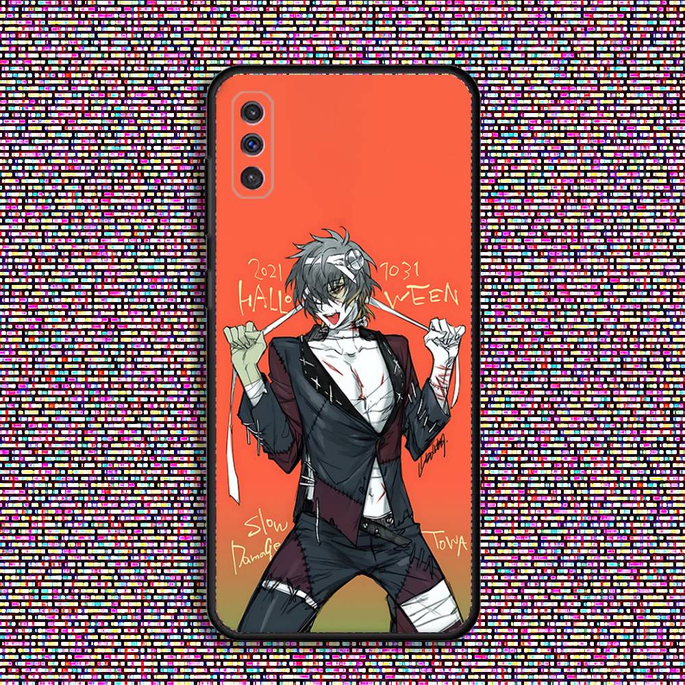 Coque de téléphone Towa Slow Damage Pour Samsung S 25,24,23,22,30,21,10,9,Ultra,Plus,Lite,FE,4,5 G Coque Souple Noire