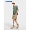 FILA FUSION Men's Woven Short Sleeve T-Shirt