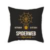 New Nordic Halloween Throw Pillow Cover Black Letter Print Sofa Cushion Cover Cushion Cover Home