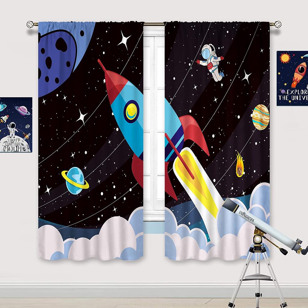 Rotes Flugzeug Wolken Fenster Vorhänge Heimdeko Kinderzimmer Vorhänge Küche Tür Vorhänge Vorhänge für Wohnzimmer