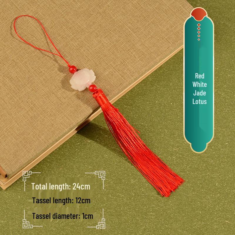 

Handmade Tassel Fringe Ornament: Red Lantern Car Pendant & DIY Accessories