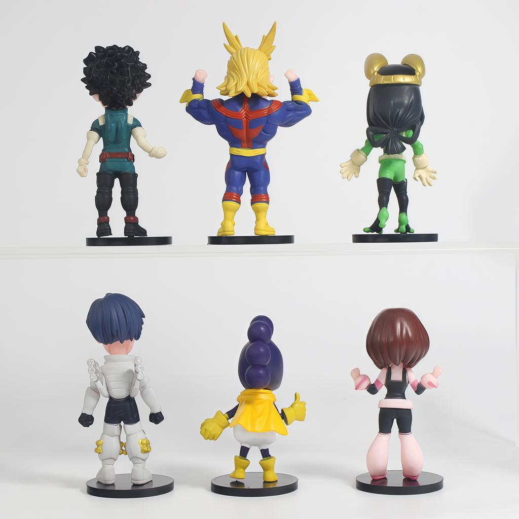 New Original BANPRESTO 6pcs 7cm My Hero Academia Anime Figure Pvc Action Figures Katsuki Anime Character Gift Collection Series