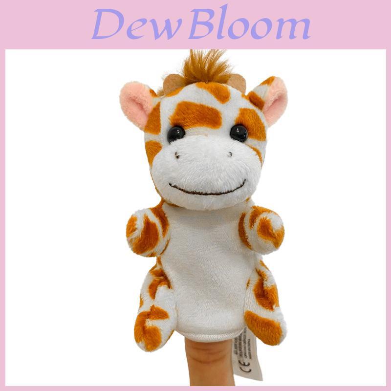 Mushroom House Plush Toy Collection With Jungle Animal Finger Puppets For Kids Playtime
