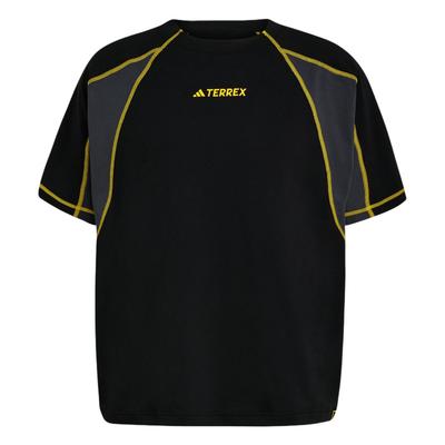 adidas X National Geographic Terrex Aeroready Outdoor Asciugatura Rapida Girocollo Manica Corta T-Shirt Unisex Top Nero JP1299