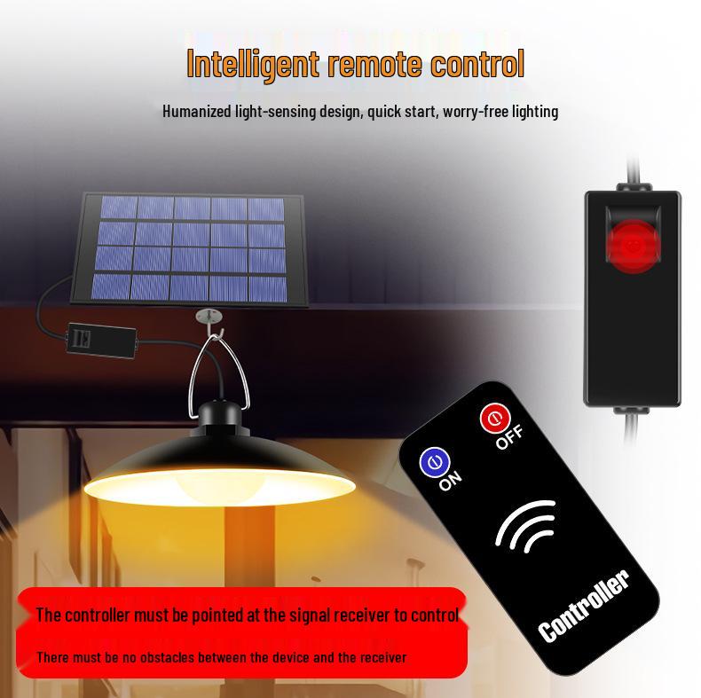 Solar LED Outdoor Pendant Lights - Energy-Saving, Waterproof, One-to-Four Decorative Garden Lights for Patio