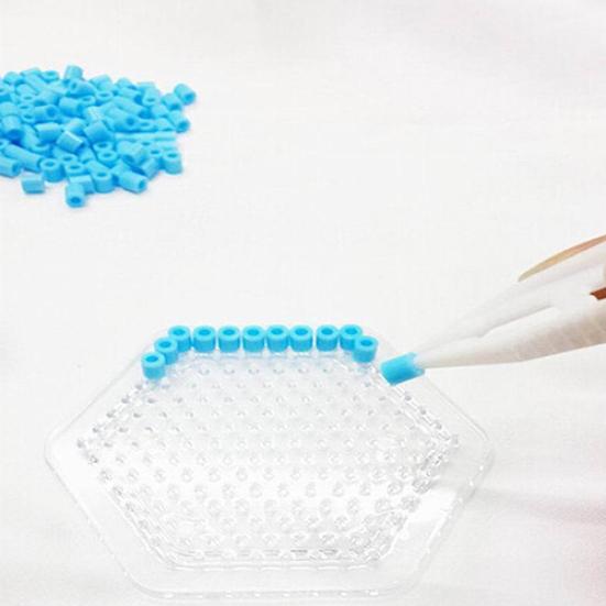 2 шт. Детские противоскользящие пинцеты для бусинок Perler Pegboard — фото 3