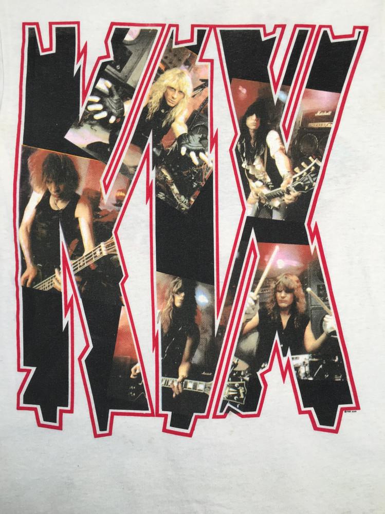 Vintage KIX Blow My Fuse Shirt Short Sleeve White Unisex Men S-234XL Unisex T-Shirt M