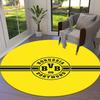 Borussia Round Area Rug,Carpet Rug for Living Room Bedroom Sofa Playroom Decor,Non-slip Floor Mat