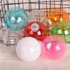 Acrylic Feather Transparent Christmas Ornament Ball